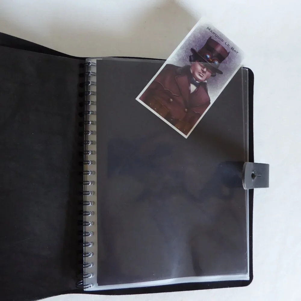 NEW PRAT PARIS PAMPA LEATHER PRESENTATION PORTFOLIO BOOK SHEET PROTECTOR CASE